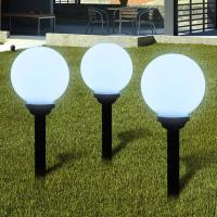 vidaXL Lámparas de camino de jardín 3 uds LED 20 cm con pincho - details 0