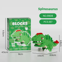 Bloques De Construcción Micro-Partículas DIY Juguete Creativo De Tiempo Libre Dinosaurio Pequeño Ornamentos De Animal Bloques De Construcción Para Adultos - details 12