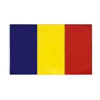 Bandeera De Romania De 90X150cm En Colores Azul Amarillo Rojo Material Poliéster Estilo Impreso Para Decoración - details 0