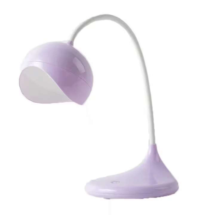 Estudiante de escritorio LED lámpara de noche recargable ahorro de energía protección para los ojos estudio Lámpara de lectura púrpura - 1