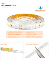 Luz Nocturna LED Para Gabinete Con Sensor De Movimiento 1M-5M Tira De Luz LED Con Adaptador De Voltaje 110V-220V a 12V Para Cama - details 2