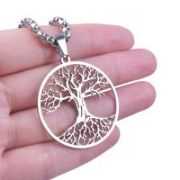 Collar Pendentivo De Vida Suelta Para Mujeres Y Hombres Accesorios De Moda 2023 Acero Inoxidable Cadena De 50 Cm Regalo De Joyería - details 1