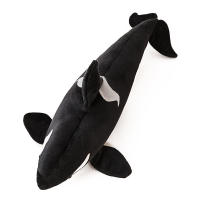 Orcinus Orca Negro Peluche Realista Delfín Asesino Muñeco De Tela Grande Ballena Oceanográfica Juguetes Para Niños Regalo De Cumpleaños - details 14