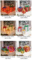 Lámpara LED Para Regalo Navideña Con Diseño De Ciervo Estrellas Y Copos De Nieve Juego De 3 Piezas Luz Impermeable Para Decoración Del Hogar - details 11