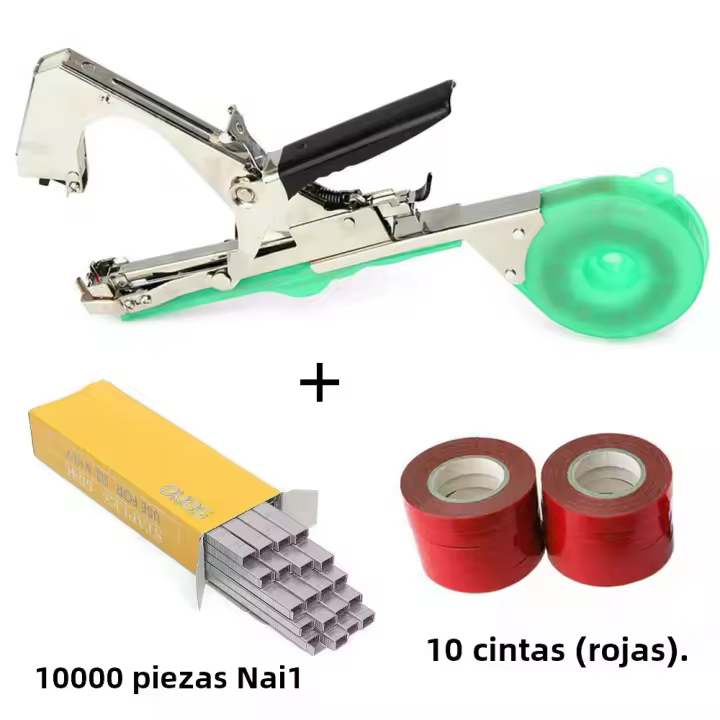 Máquina De Atar ALLSOME Para Jardín Con 10 Rollos De Cinta Herramienta Para Vegetales Uvas Tomates Pepinos Y Flores - 1