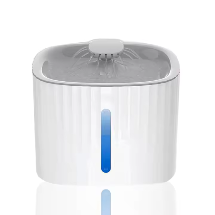 STARLYF Fuente de Agua para Perros y Gatos Pet Fountain, 3L, BPA Free, Silenciosa, Doble Filtro de carbón y luz Led, Conexión USB, Higiénico - 1
