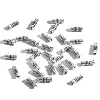 Tubos De Plata Tibetana 5-12mm 50/100pcs Hileras De Metal Para Encantos DIY Suministros De Joyería Hechos De Aleación De Zinc - details 15