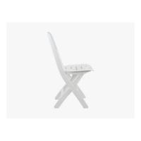 silla plegable, silla plegable acolchada, silla plegable cocina, silla plegable blanca