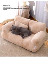 Small dog kennel, four seasons, cat nest pet sofa, pet supplies, removable and washable, warm, safe and solid, non-slip base, pets like, portable and mobile, home with, durability - details 3