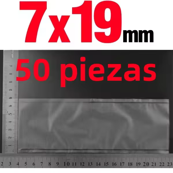 MNFT 50Pcs Bolsas De PVA Para Pesca De Carpa Y Coarse 7x19cm Dissolvente Rápido Bolsas Para Salmón De Pesca En Río Lago Y Reservorio - 1