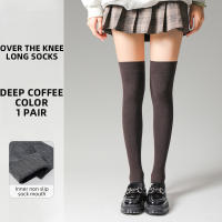 Calcetines De Pressión Para Pies Y Piernas Kave 45-63cm Estilo Japonés Invierno Calcetines Largos De Rodilla Ribbed Para Mujer - details 9