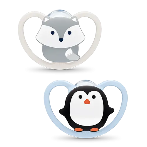 Nuk Chupete Space Silicona 6-18M 2 Unidades - 1