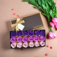 18Pcs/box Rosas Eternales En Caja De Regalo De Flores Artificiales Para Decoración Del Salón Fiesta Cumpleaños Creativo Sin Perfume Originales En Zhejiang - details 5