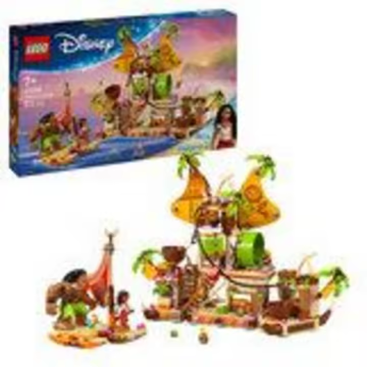 [PREVENTA] LEGO 43258 Disney Vaiana 2 Barcaza de los Kakamora, Set de Construcción, Barco con Tesoro para Niños, Juego de Construcción para Regalar a Niñas, Niños y Fans a Partir de 7 Años - 1