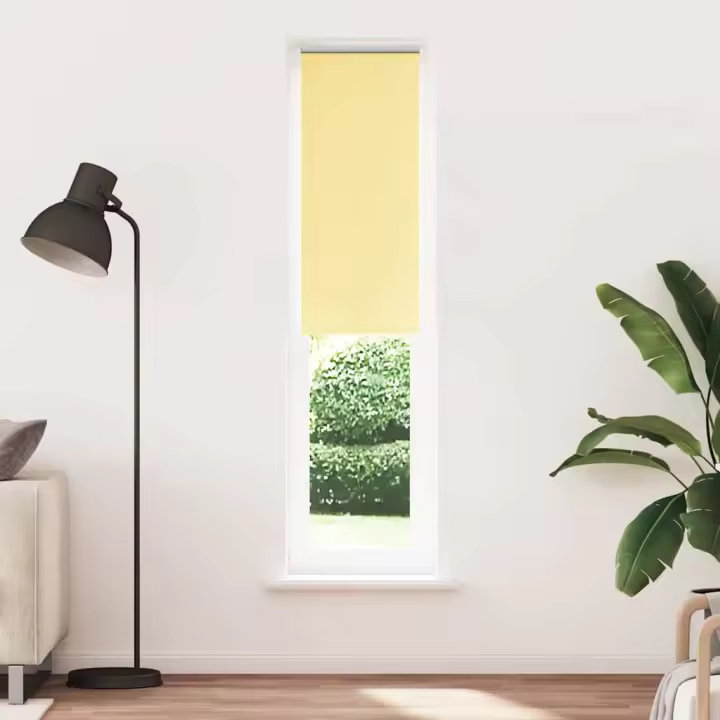 cm Estor Enrollable Opaco Amarillo 50x210 cm Tela Ancho 45,7cm - 1