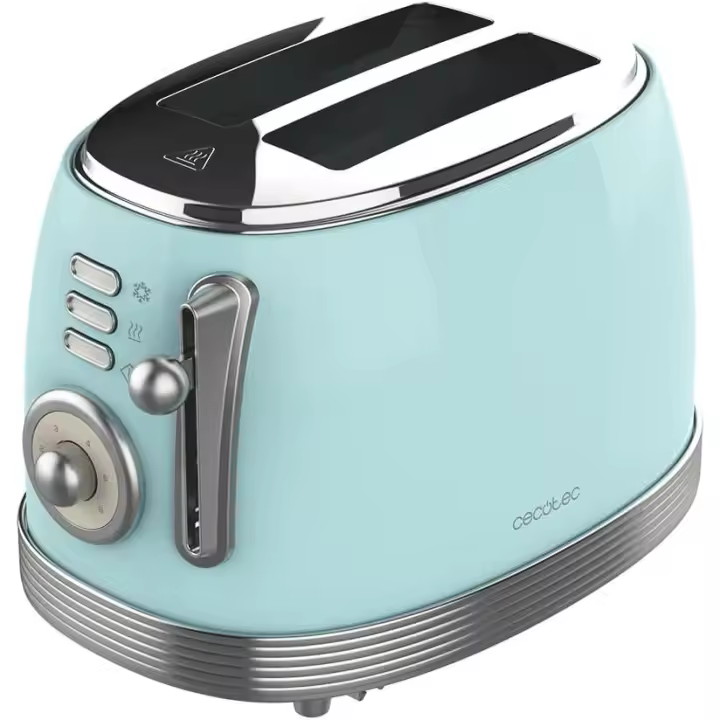 Cecotec Tostadora Toast&Taste 800 Vintage Light Blue - 1