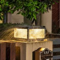 Luces de columna Solares, Luces de Jardín Para Exteriores, Luces de columna para Villas, Luces de comparación impermeables, Luces de columna para Jardín Para Exteriores, Luces modernas para patio, balcón, escalera y pasillo. - details 4