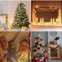 Guirnalda Decorativa De Luces De Navidad LED 24V Impermeable Para Exterior Con Hilo De Cobre Fairy Lights Para Boda Jardín Calle Césped - details 9
