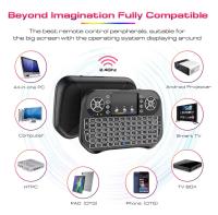 FGNS Mini teclado inalámbrico + Bluetooth con retroiluminado Colorido con panel táctil y teclas multimedia para TV Android Box HTPC PS3, XBOX360, móviles inteligentes, tablet Mac Linux Windows OS. - details 3