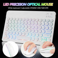 Teclado Inalámbrico Bluetooth Para iPad Air pro Mini 11/10/9 Pulgadas Compatible Con Xiaomi Samsung Huawei Tableta Con Ratón Incluido - details 3