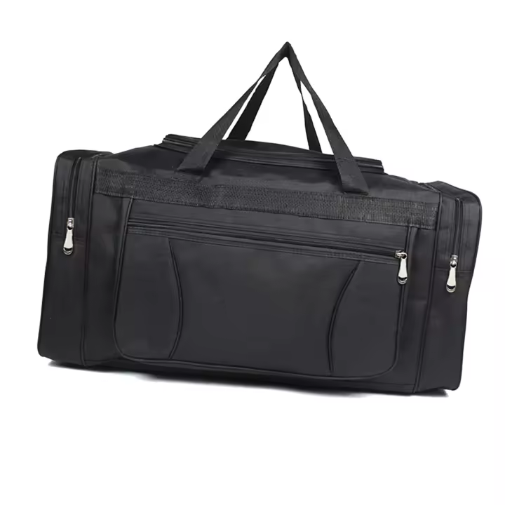 Bolsa de viaje para ropa impermeable de gran capacidad con múltiples bolsos Bolsa de viaje de Tela Oxford para Caballeros Negro - 1