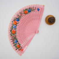 Abanico Plegable De Madera Para Baile Español Nuevo Adorno Para Fiesta Decoración Del Hogar O Regalo De Arte Y Manualidades - details 8