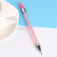 1pcs Herramienta De Dote De Joyería Plástico Doble Cabeza Pincel Para Colocar Y Retirar Diamantes De Moda Uso Dual - details 9