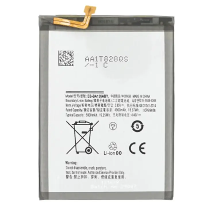 Bateria interna EB-BM135ABS compatible para Samsung Galaxy M13 5000mAh SM-M236 - 1