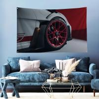 Bandera De Decoración Para Habitaciones Con Diseño De Porsche 911 GT3 Origen China Madera De Bambú Sin Embalaje Peso Nulo - details 9