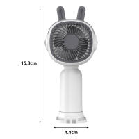 Pequeño Ventilador Mano con Orejas de Conejo Cute - Portátil y Cute / Aplicable a Múltiples Escenarios - details 6