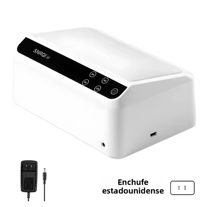 Lámpara LED UV 2-en-1 Con Almohadilla De Descanso Para Manos Para Pólvora De Gel 72W Secador De Uñas Con 4 Tiempos Para Uso En Salón O Hogar - 1