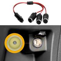 Ociodual Universal Car Cigarette Lighter Socket Connection Adapter 1m Extension Cable 12V 24V 10A Connector LED Indicator Black - details 4