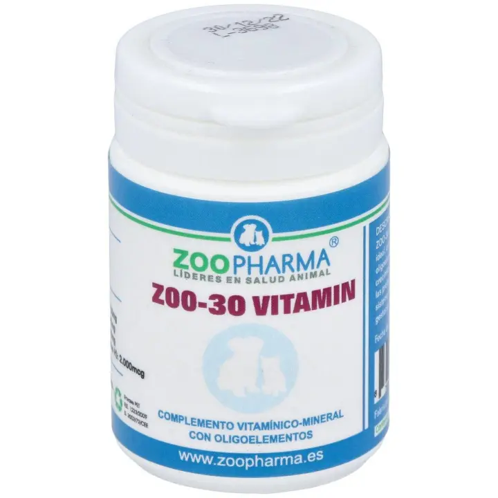 Zoo-30 Vitamins Perros Y Gatos 30Comp - 1