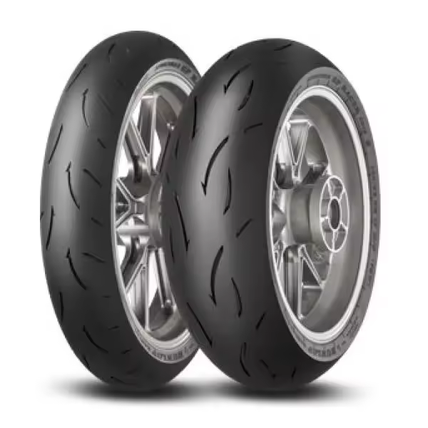 Neumático Moto S Dunlop Hypersport Sportmax Gp Racer D212 E M/C 73W Tl Road Tire Plateado 180 / 55 / R17 - 1