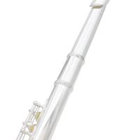 FLUTE SLADE De Plata Con 16 Agujeros Clave Cerrada Echa El E Teclado Para Principiantes Con Kit De Limpieza Estuche Guantes Y Varillas De Ajuste - details 6
