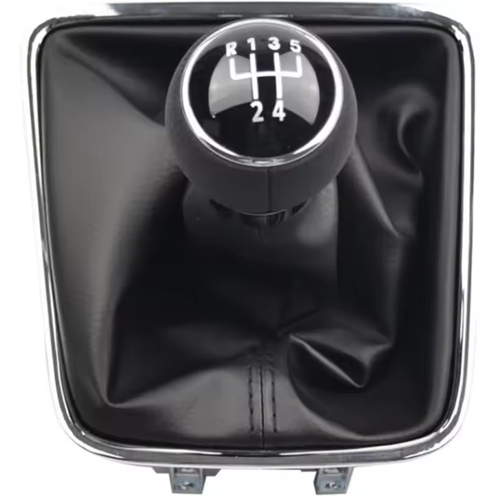 Viviance Pomo de la palanca de cambios de 5/6 velocidades compatible con VW Golf Plus 2005-2014 Tiguan 5N 2007-2011 Sharan 2011-2016 Seat Alhambra 2011-2015 - 5 velocidades - 1