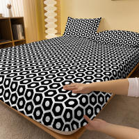 Sábana Ajustada Moderna Y Geométrica De Material Poliéster 100% Con Impresión Matte Para Dormitorio Sin Incluir Fundas De Almohada - details 2