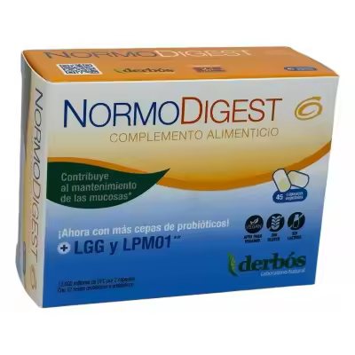 Normodigest 45 cápsulas de derbós - 1