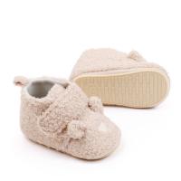 Zapatillas De Otoño Invierno Para Bebé Recién Nacido Lindo Oso De Dibujos Animados Antideslizantes Primera Caminata Niño Y Niña 0-12M Material Superior De Tela Cierre De Correas - details 7