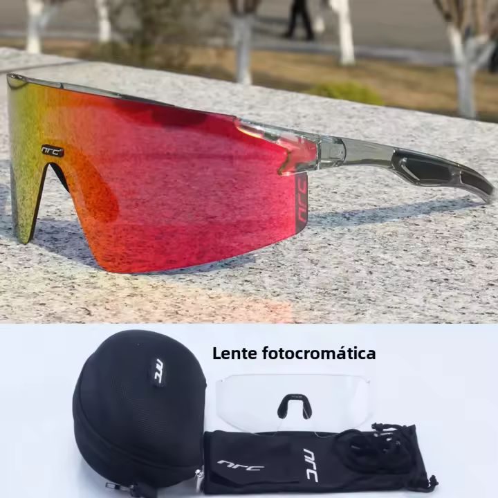 Gafas De Ciclismo NRC UV400 TR90 Deportivas Para Hombre Y Mujer Lentes Poliáctileno Multiuso Ideal Para MTB Pesca Ciclismo Y Senderismo - 1