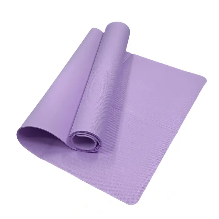 Alfombra De Yoga Antideslizante 4MM EVA Para Ejercicios Fitness Pilates Gimnasia Equipo Deportivo Tamaño 173cm * 61cm - 1