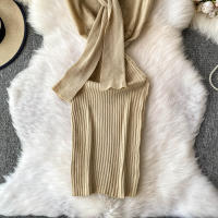 Vestido Bodycon Mini De Color Sólido Con Cuello Redondo Y Cremallera Lateral Para Mujer Vestido Sin Mangas Estilo Casual Y Elegante Para Oficina Y Verano - details 19