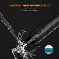 Cortapelos Nariz y Oreja Profesional Indoloro,Quita Pelos Resistente Agua USB recargable,IPX7 Impermeable - details 3
