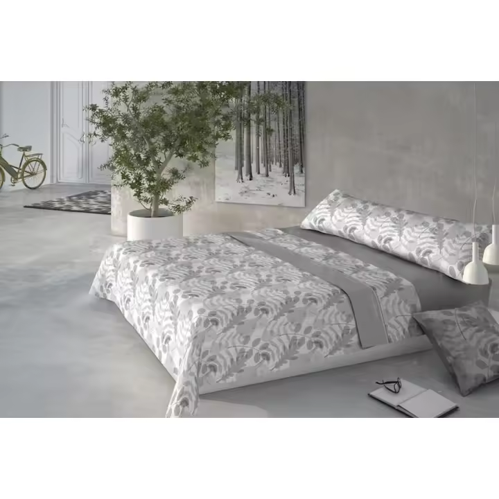 Juego de Sábanas Pierre Cardin CORALINA NESTOR Gris Cama de 150 - 1