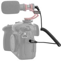 Banner - Cable de Microfono TRS a TRS de 3.5mm espiral acodado-recto