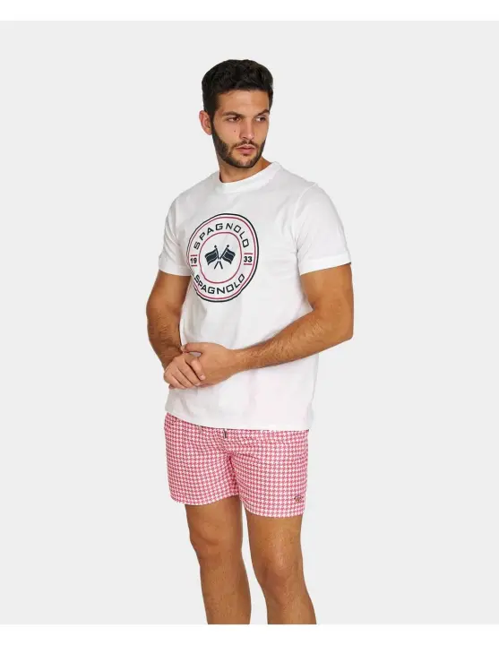 SPAGNOLO CAMISETA SPAGNOLO ESCUDO BANDE BLANCO - 1