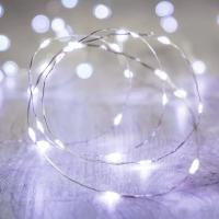 Luces De Cadena LED USB 5/10/20M De Hilo Plateado Impermeable Para Decoración De Fiesta Navidad Boda Y Vacaciones - details 11