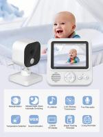 Monitor De Bebé Cdycam ABM900 Cámara De Seguridad Con Visión Nocturna Audio Bidireccional Video 2.8 Pulgadas Alarma De Llorido Recordatorio De Comidas Monitor Portátil Con Pantalla LCD - details 0