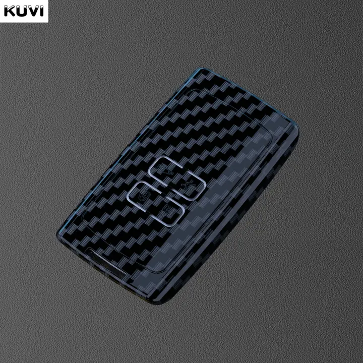 Funda De Llave De Coche En Fibra De Carbono ABS Para Renault Koleos Captur Kadjar Megane Clio Scenic Talisman Arkana Zoe Dacia Sandero - 1