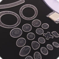 Kit De Dibujo Spirograph Para Niños 10-33 Piezas Diseños Artesanales Con Papel De Borrado Arco Iris Juguete De Dibujo Unisex - details 4